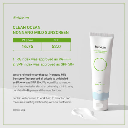 Clean Ocean Non-Nano Mild Sunscreen