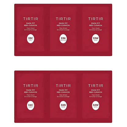 Mask Fit Red Cushion 6 Shade Trial Kit