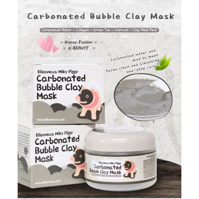 Milky Piggy Carbonated Bubble Clay Mask